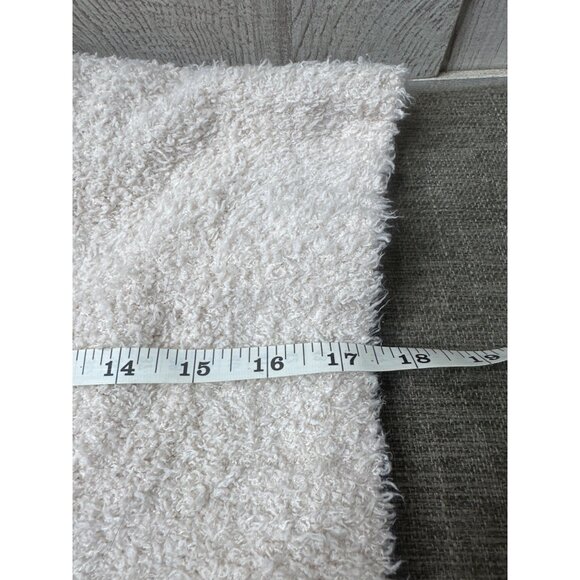 Hollister Sherpa Pullover Fuzzy Crop Sweater Womens Size S Beige Zip Mock Collar - Picture 7 of 7